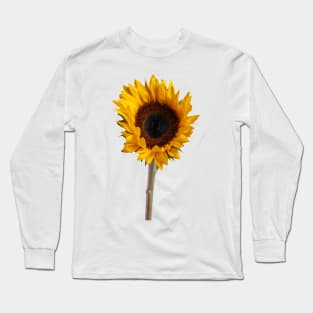 Sunflower Cutout Long Sleeve T-Shirt